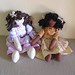bonecas de pano Isabel e Antonia