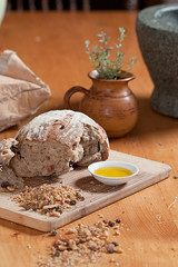 Dukkah and bread