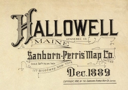 Hallowell, Maine December 1889