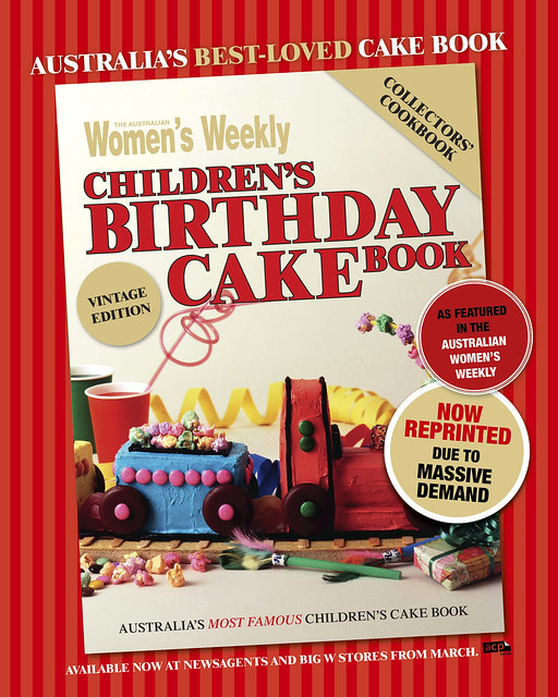 Reprinted Birthday Cake Book