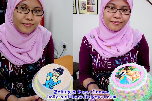 Batch 26 Dec 2010:Combo D - Basic Buttercream Cake & Drawing on Buttercream Cake