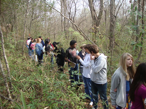Magnet Shreveport: geography class Coates Bluff Trail hike  by trudeau