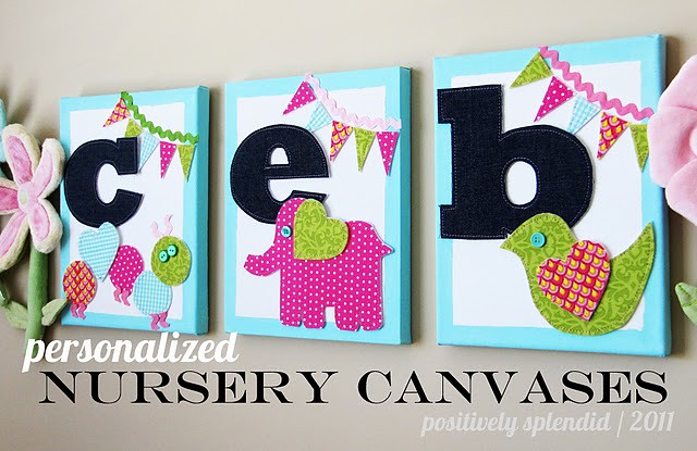 Bright Nursery Canvases