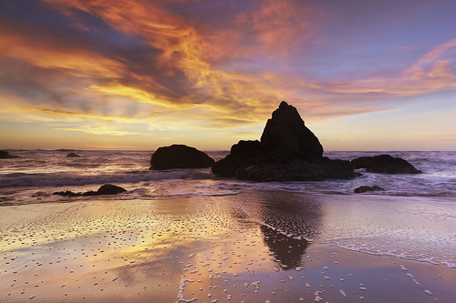 Bid for Earthquake Relief! The Monolith of Grey Whale Cove #2 - San Mateo County, California by PatrickSmithPhotography
