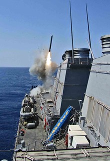 From http://www.flickr.com/photos/28650594@N03/5577263418/: USS Barry fires Tomahawk missiles [Image 2 of 2]