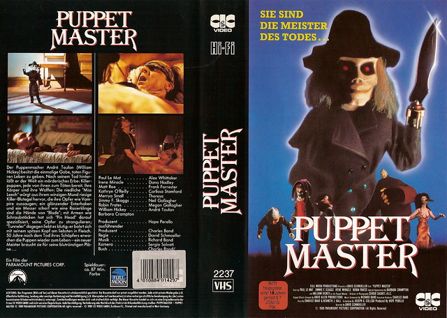 Puppet Master (VHS Box Art)