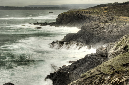 Coruña cliffs. Galicia. Acantilados de Coruña