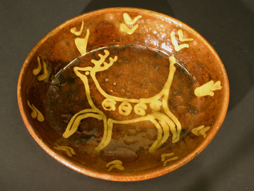 An early Winchcombe pottery oval dish attributed to Michael Cardew, which sold for £1,800