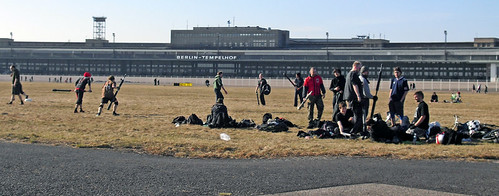Erstes Jugger-Training auf Tempelhof, Weite