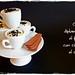 Crema diplomatica al caffè con cialdine al cacao