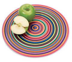 COLORFUL RINGS CUTTING BOARD