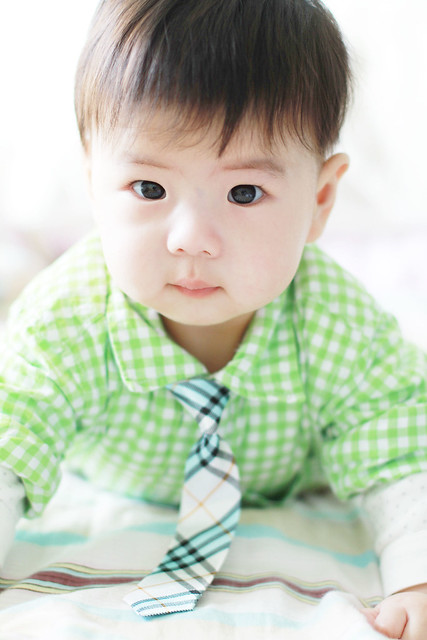 Baby Marcus wearing Tie & Batik