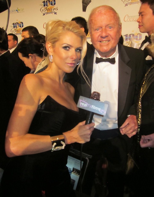 Jennifer Lexon, Dick Van Patten, Night of 100 Stars Oscar Party 2011