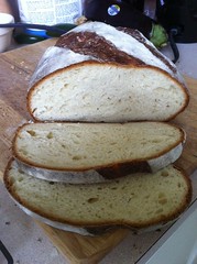 Whey bread made with whey from making yogurt c...
