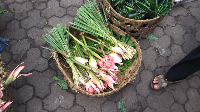 green onions, Ubud market