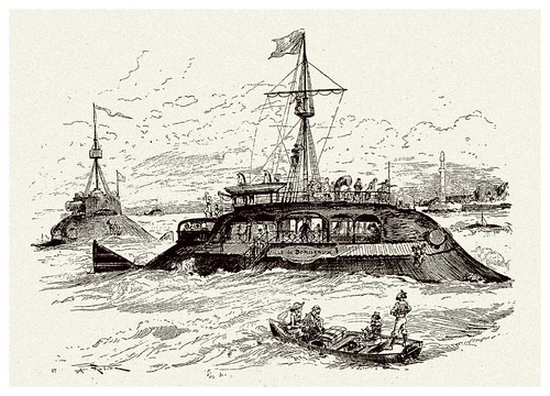 022-La nueva marina-Le Vingtième Siècle 1883- Albert Robida