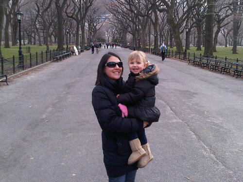 Mummy and Zo, Central Park