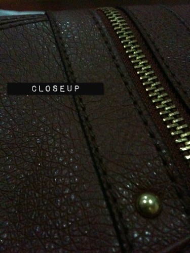 Brown flap closeup