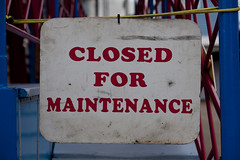 Closed For Maintenance
