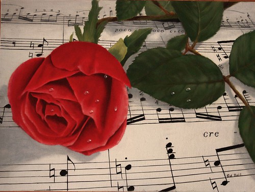 Musical Rose by Sid's art