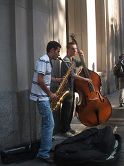 street musicians, NYC (by: Krissa Corbett Cavouras, creative commons license)