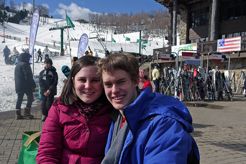 Before our first ski lesson