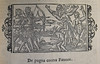 De pugna contra Faunos: Woodcut illustration from Historia de gentibus septentrionalibus