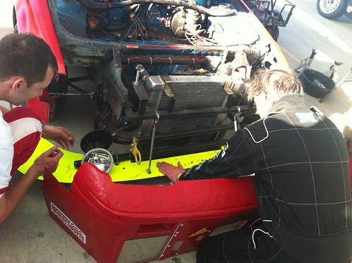 TARP racing MR2 receiving some front-end repairs