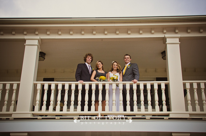 yellow and gray bridal party virginia beach wedding photographer
