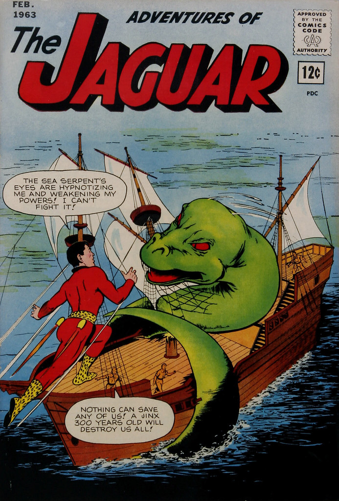 Adventures of the Jaguar #11 John Rosenberger Cover (Archie, 1963) 