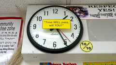 Time will pass, will YOU?