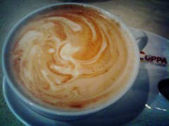 "Abstract Art", Flat White, Cuppachoice