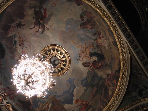 interior de la ópera