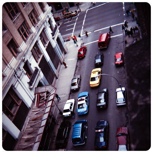 View from McBurney YMCA, 125 West 14th Street, NYC. 1996