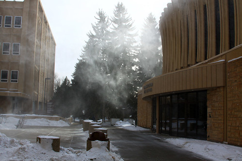 UW Campus in Winter