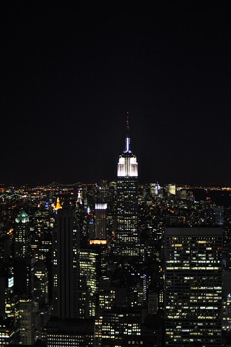 empire state from top of the rock