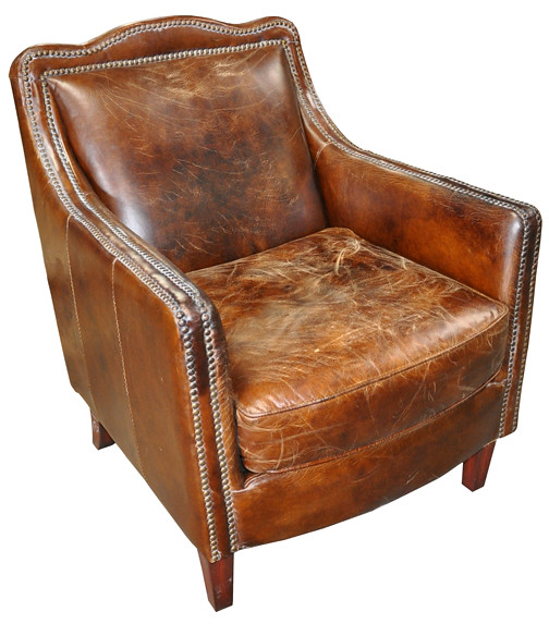 leather club chair