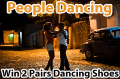 people dancing in a dance class in the street, Marla Silva 