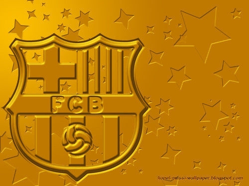 barcelona fc logo 2011. FC Barcelona quot;Gold Logoquot;