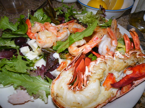 Lobster with Salad