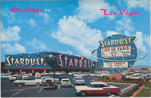 Oversized Stardust Postcard 1960s by sueism1