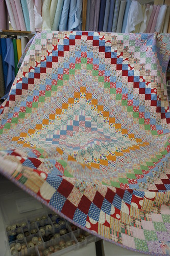 A quilt made by the instructor