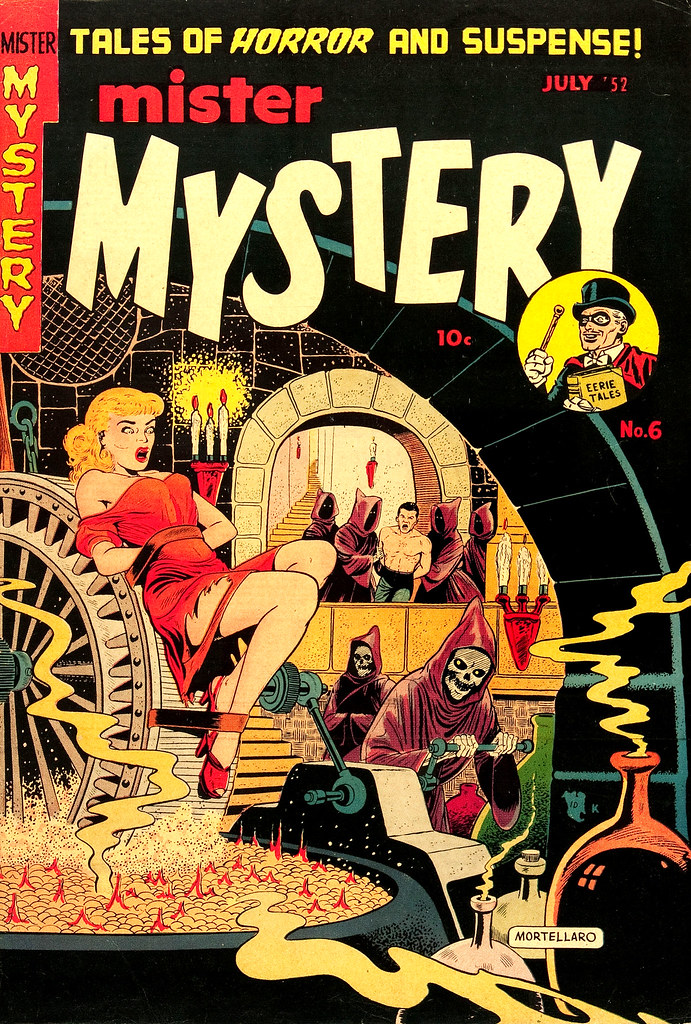 Mister Mystery #6 Tony Mortellaro Cover (Aragon Magazines, Inc. 1952)