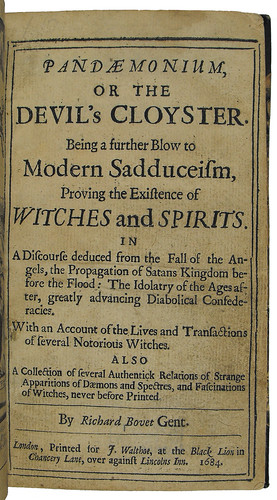 Title page of Pandaemonium, or the devil’s cloister