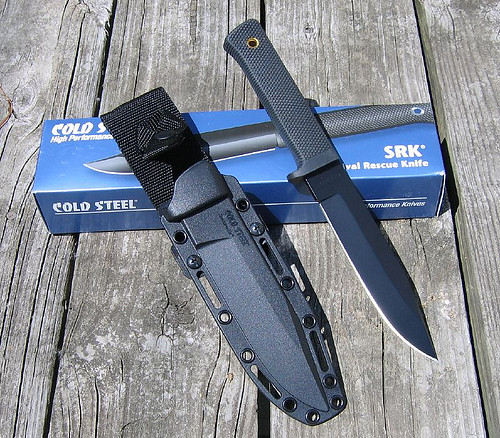 Cold Steel SRK Survival Rescue Knife 6" AUS-8A Steel Blade SecureEx Sheath