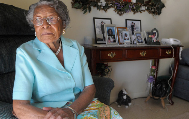 Recy Taylor, 91, in her home in Winter Haven, Fla., in October 2010. AP Photo/Phelan M. Ebenhack, File