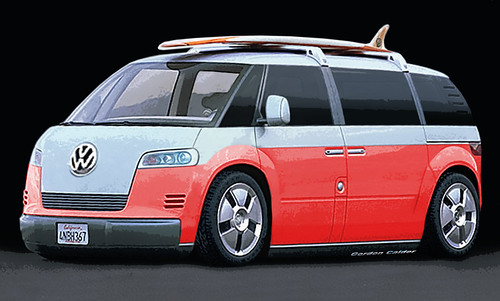 New VW Bus Coming out in 2013 Unfortunately not the real version this 