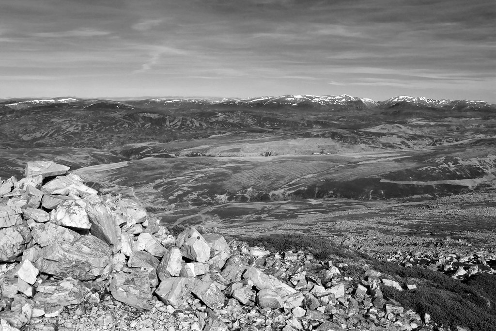 The Cairngorms (b&w)