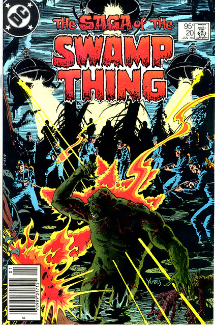 Saga of Swamp Thing 20 1984, Alan Moore's first issue