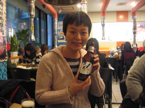 First taste of Korean local beer!